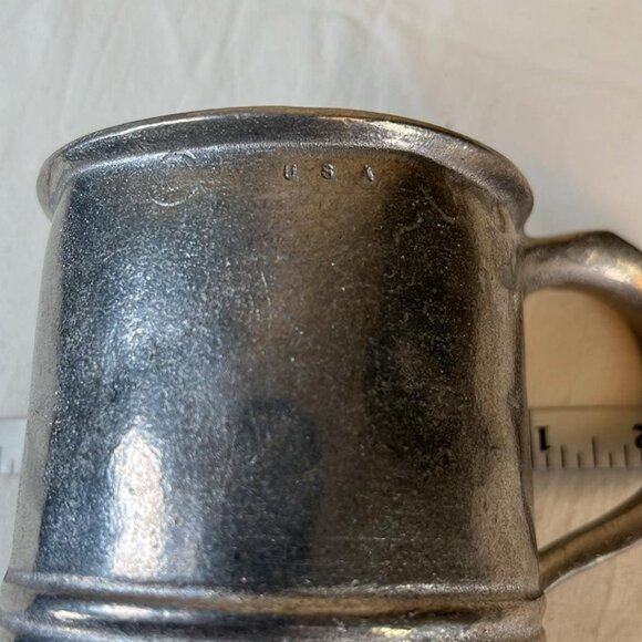 Vintage WIlton Armetale Lg Straight Side Tankard Tavern Pub Props Renaissance - Picture 5 of 8